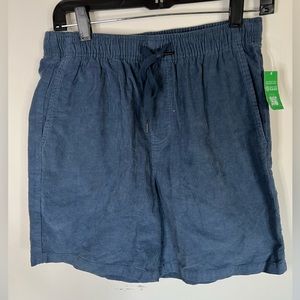NWT! Gap Blue Corduroy Shorts Size Small 7in inseam